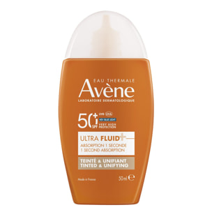 Ultra Fluid SPF 50+ - Protection Solaire Teinté & Unifiant Peaux Sensibles 50 ml