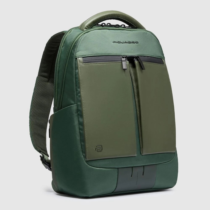 Piquadro Zaino porta pc 14 in tessuto riciclato
