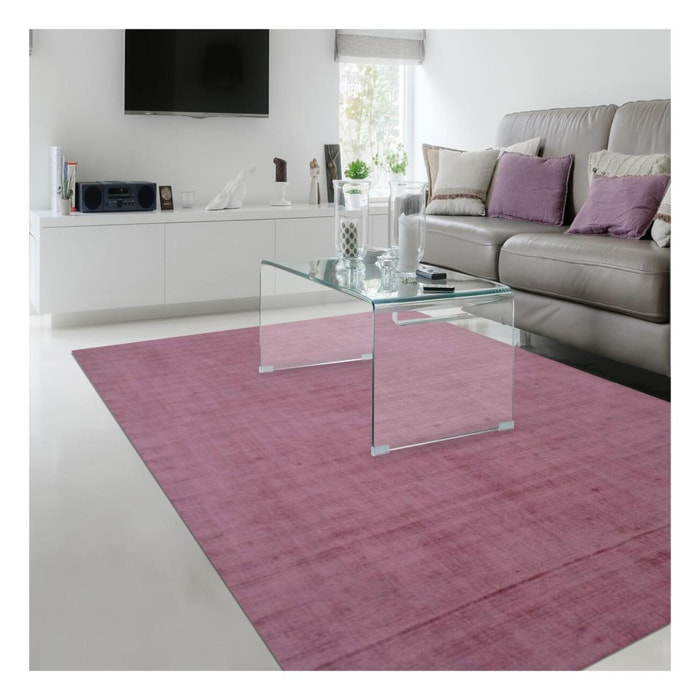 Tapis salon et chambre fait main motif uni DUDU