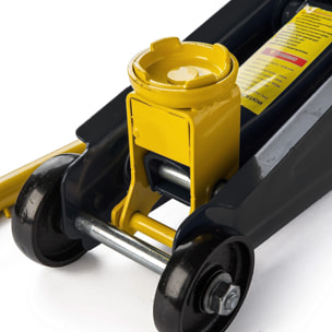 Cric Sollevatore Idraulico Per Auto Martinetto 2t Ruote Bidirezionali A Cuscinetto Assetto Ribassato Professionale Veicoli Auto Moto Con Valigetta