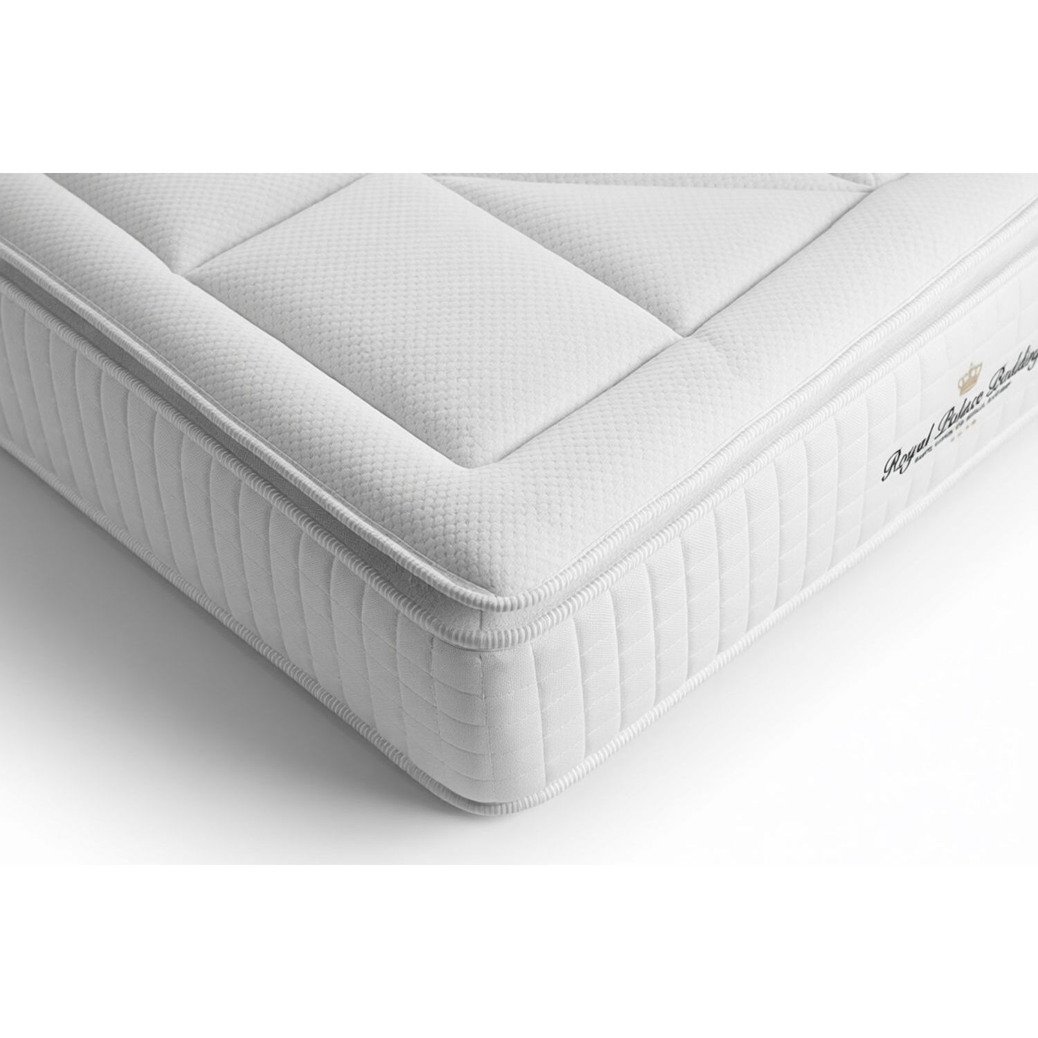 Ensemble George V + Sommier tapissier en kit cm d'épaisseur - Matelas à Ressorts ensachés et mémoire de forme de 28cm d'épaisseur