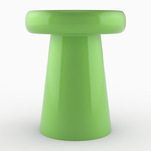 Table d'appoint ronde en métal vert D40 cm - Anouk