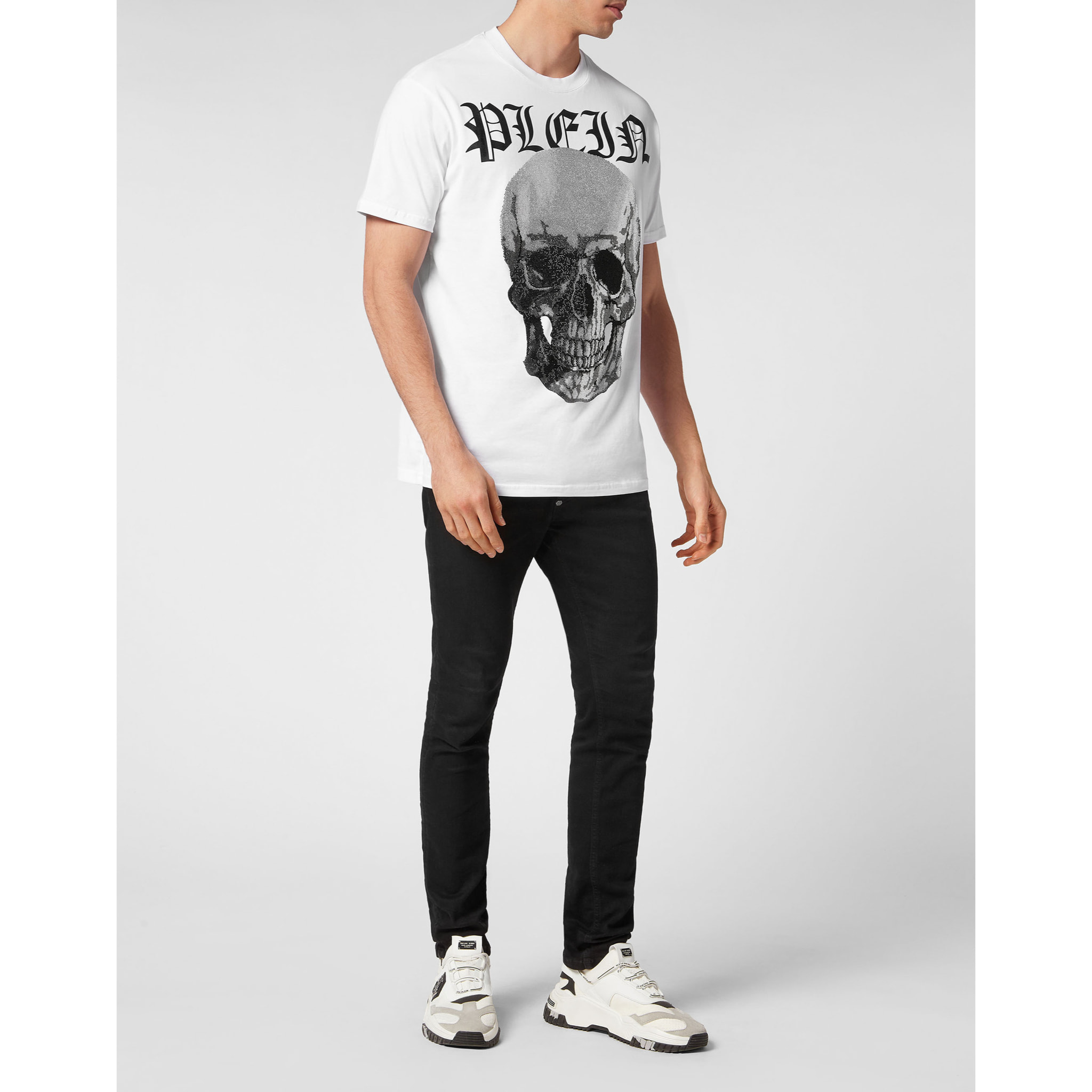 PHILIPP PLEIN Camiseta Cuello Redondo SKULL