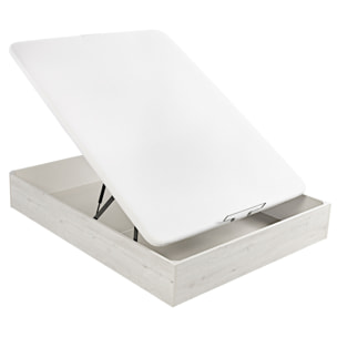 Canapé Abatible 32CM | ENVÍO, MONTAJE Y RECOGIDA ANTIGUO INCLUIDO | Madera | Glaciar | Gran capacidad | Tapa 3D | WHAT THE SLEEP