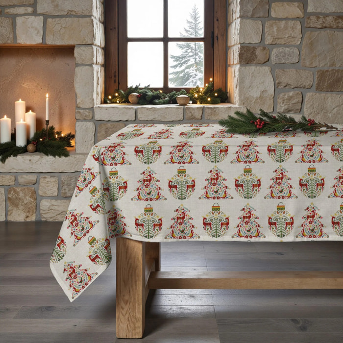 Nappe en résine Anti-tâches Merry Christmas 71