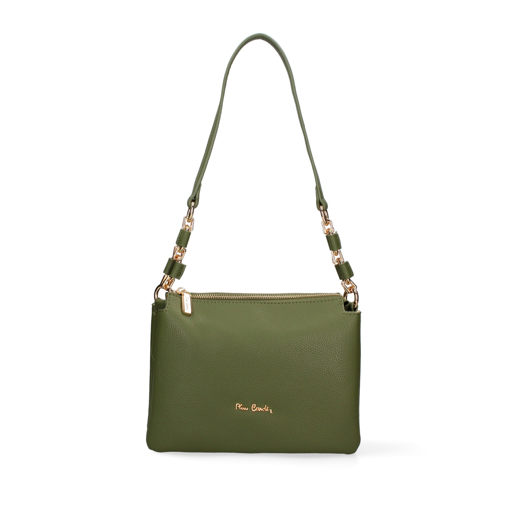 Borsa a spalla da donna Made in Italy - Modello Brunilde Lux - 100% pelle - 24.0 x 18.5 x 12.0 cm