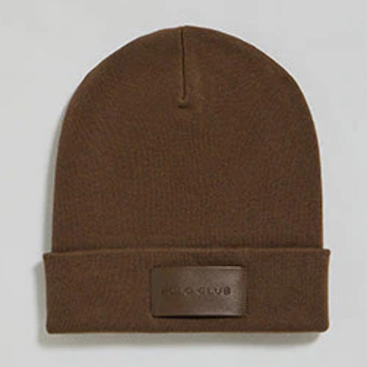Gorro Vito marrón con detalle de etiqueta Polo Club