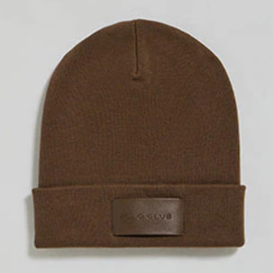 Gorro Vito marrón con detalle de etiqueta Polo Club