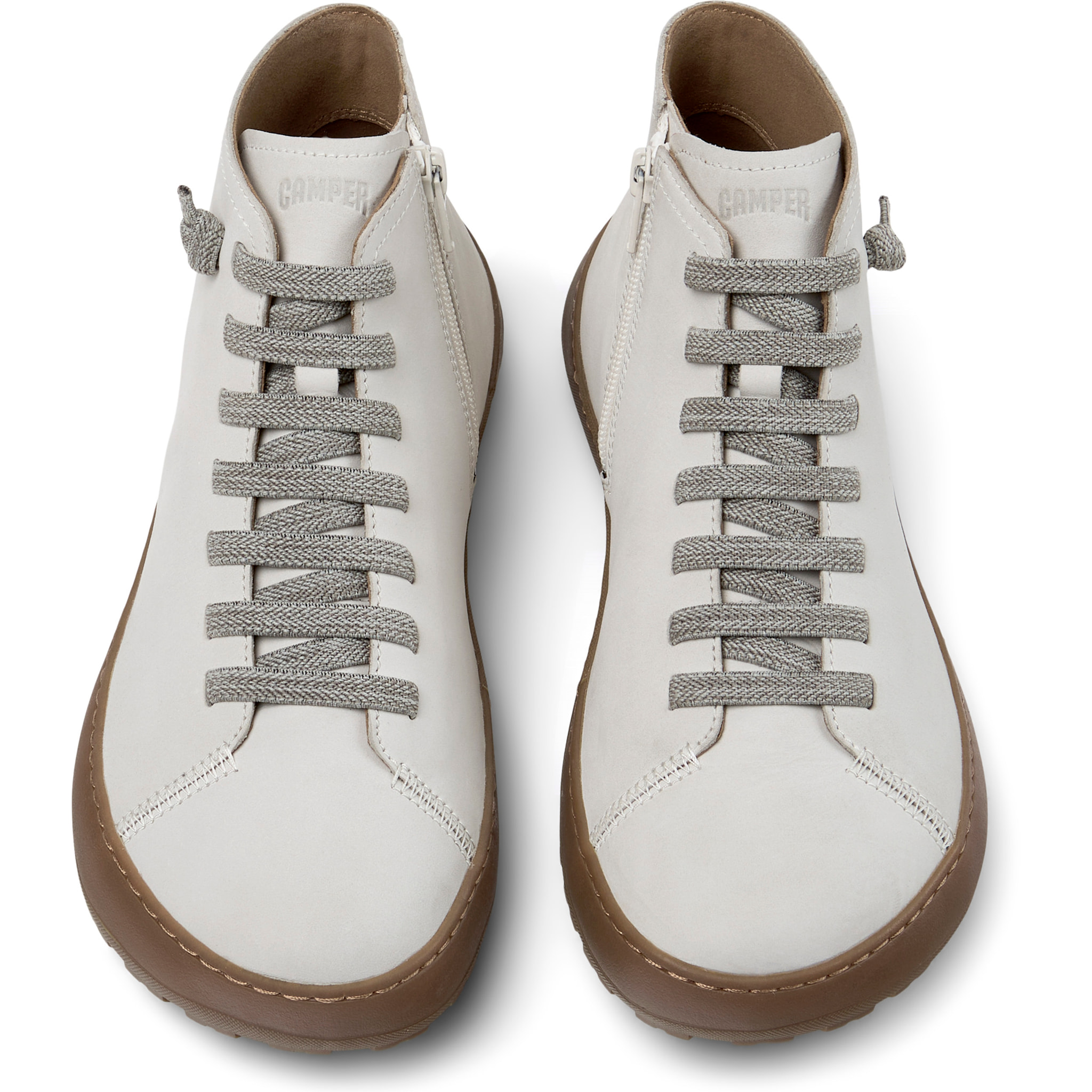 Botines - CAMPER Peu Serra - Blanco - Nubuck