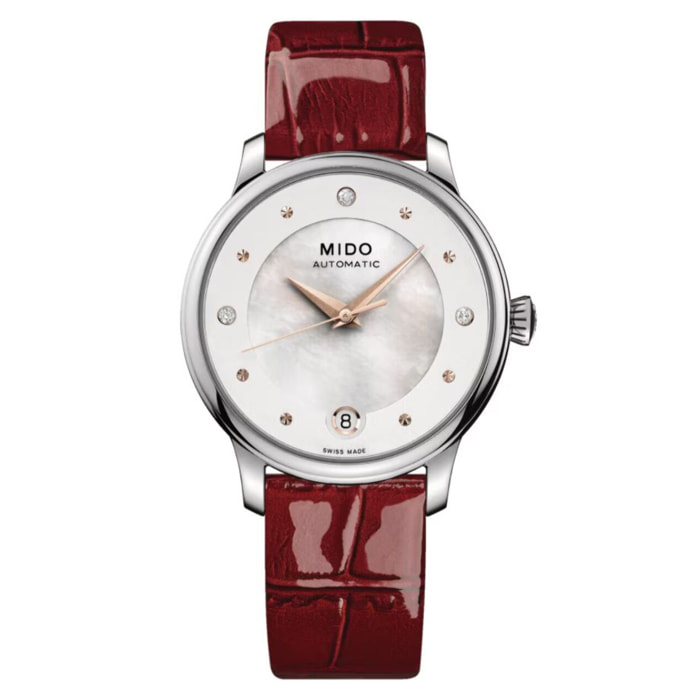 Reloj Mido M0392071610600 Hombre Analogico Automatico con Correa de Cuero