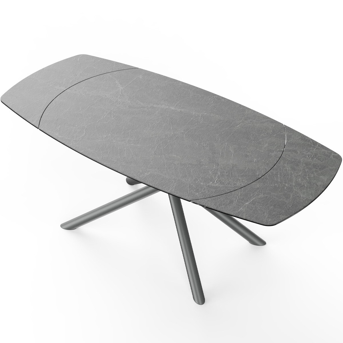 Table à manger extensible 6/8 couverts en céramique - DISKO
