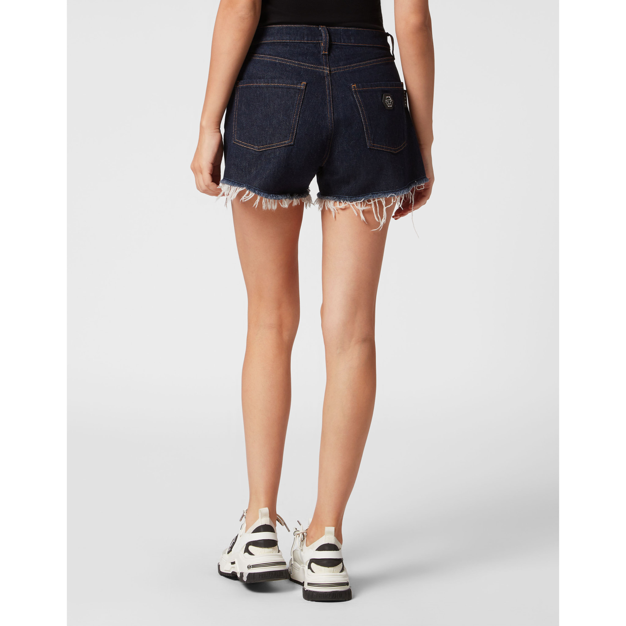 PHILIPP PLEIN Pantalones cortos vaqueros