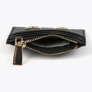 Portacarte nero e dorato