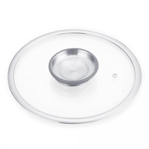 Couvercle inox en verre