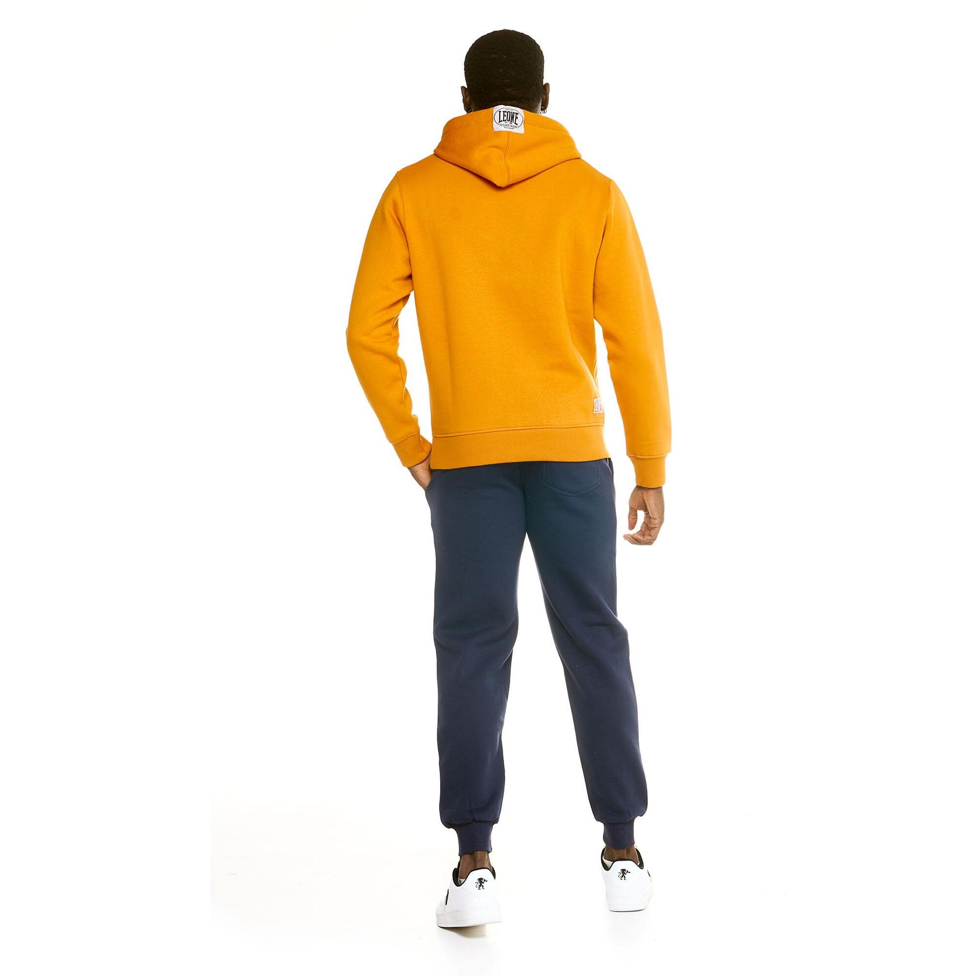 Chándal de invierno cepillado con capucha para hombre Leone Basic Vintage
