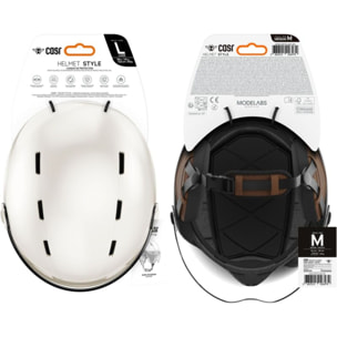 Casque CASR Style crème taille M