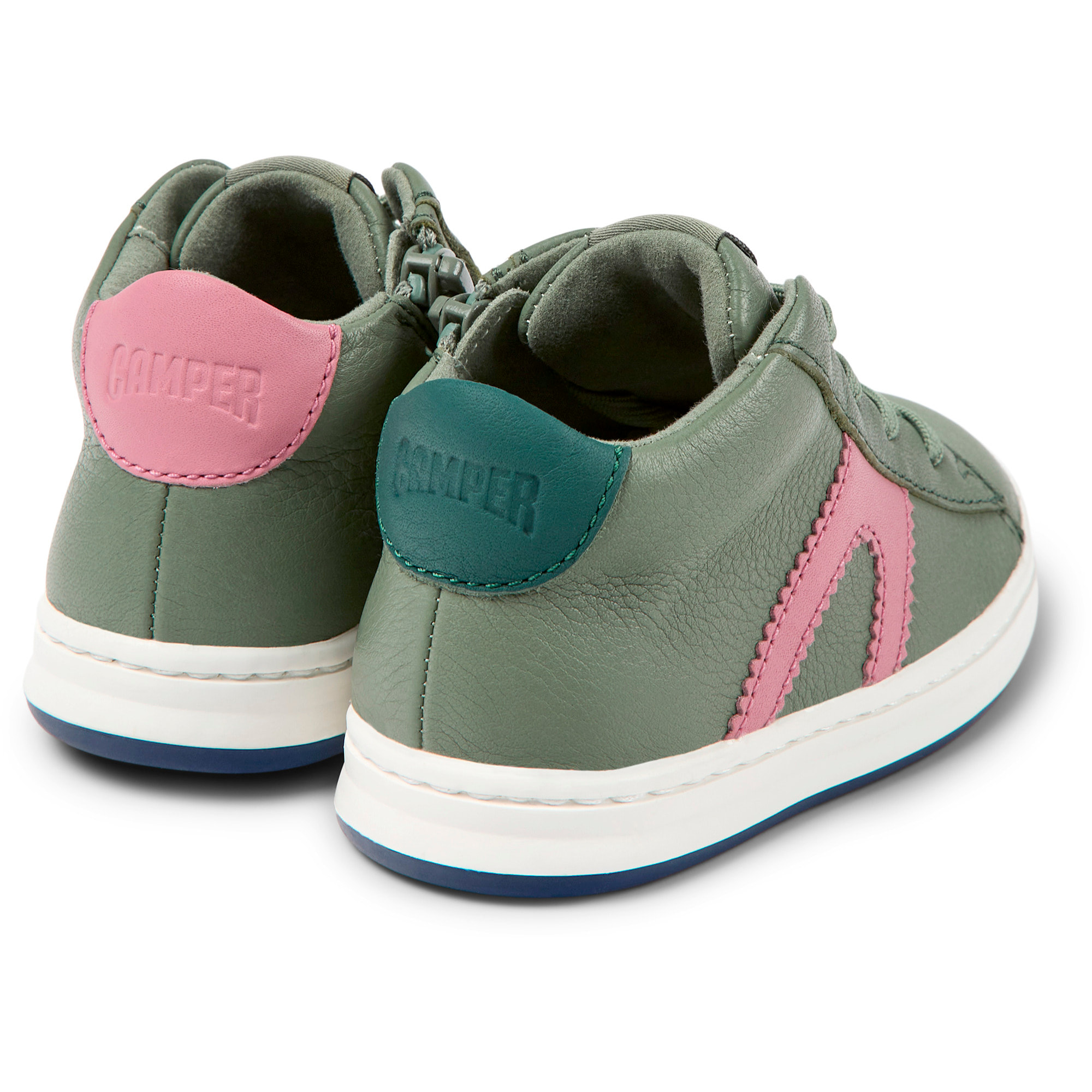 Zapatillas - CAMPER Runner Four Twins - Verde - Cuero liso