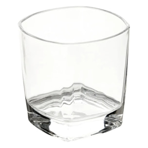 Coffret whisky + carafe Jules 9x9cm transparent
