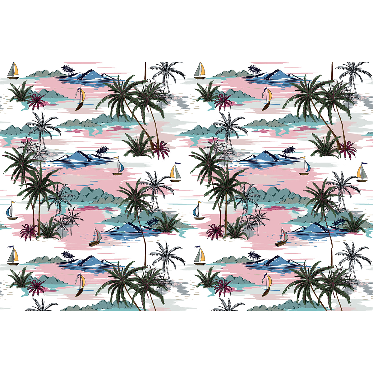 Sticker meuble tropical aretemoe 60 x 90 cm