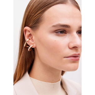 Orecchini effetto piercing gioiello combinati