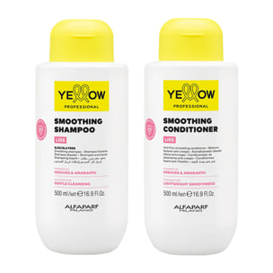 ALFAPARF Yellow Kit Liss Shampoo 500ml + Conditioner 500ml