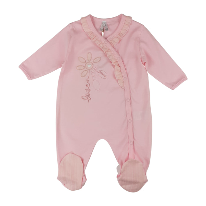 TUTINA JERSEY ROSA APERTA DAVANT FIORE