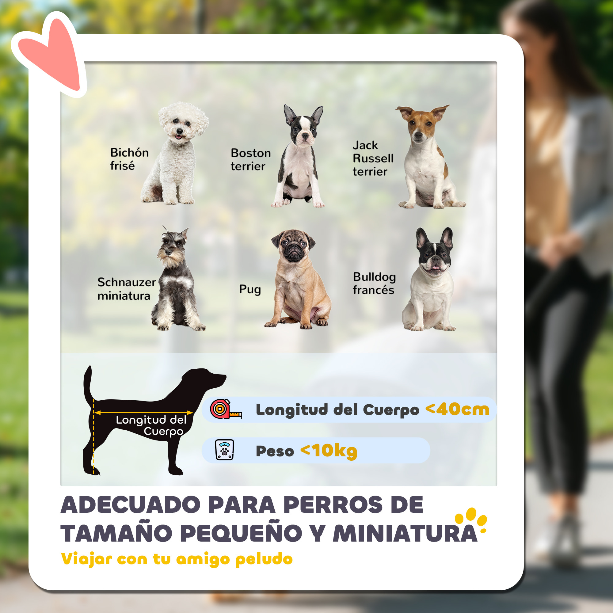 para Perros Plegable Cochecito para Perros Pequeños hasta 10 kg con Ruedas Universales Marco de Aluminio Correa de Seguridad Cojín Lavable y Ventanas 80x48,5x106 cm Caqui