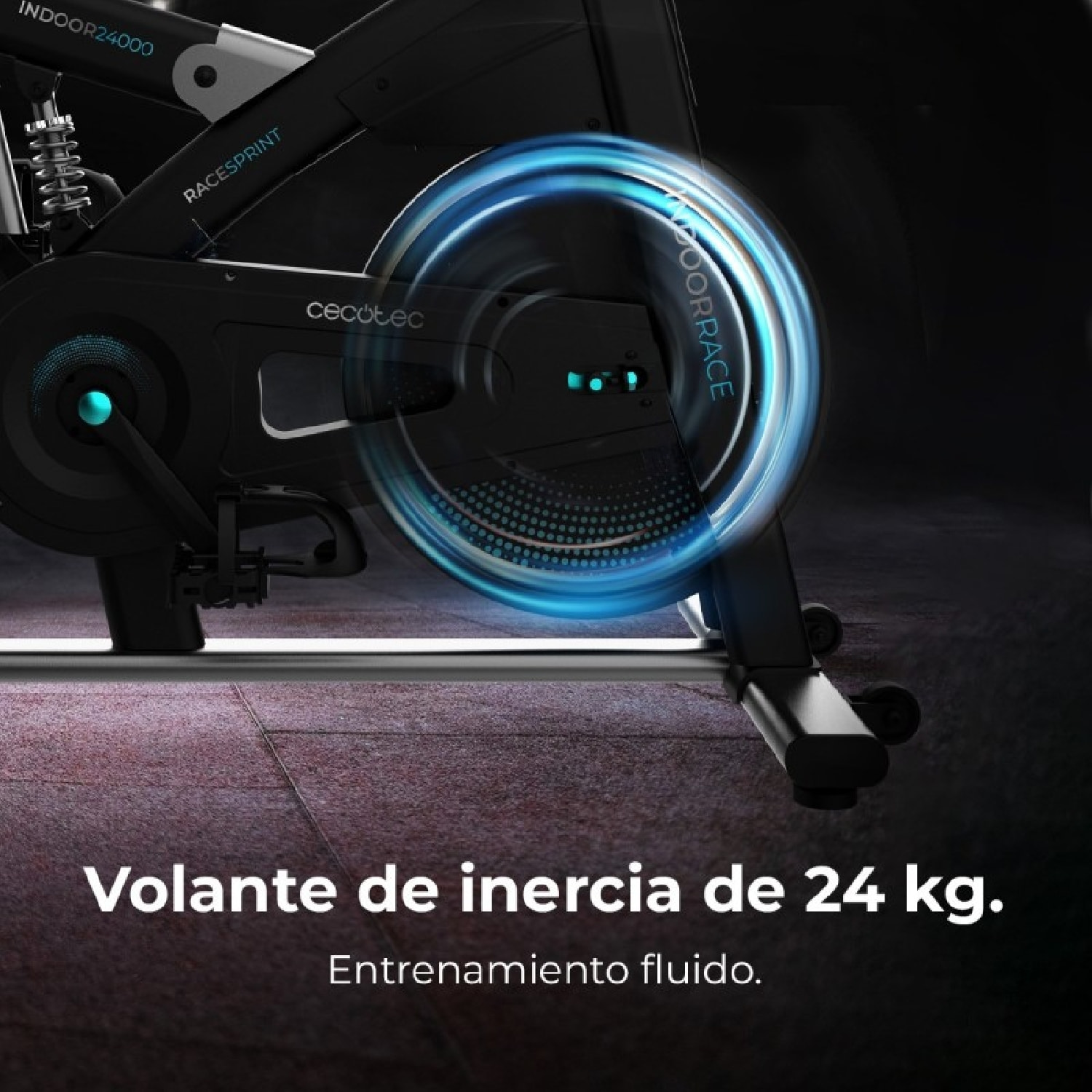 Cecotec Bicicleta indoor DrumFit Indoor 24000 Race Sprint Cecotec