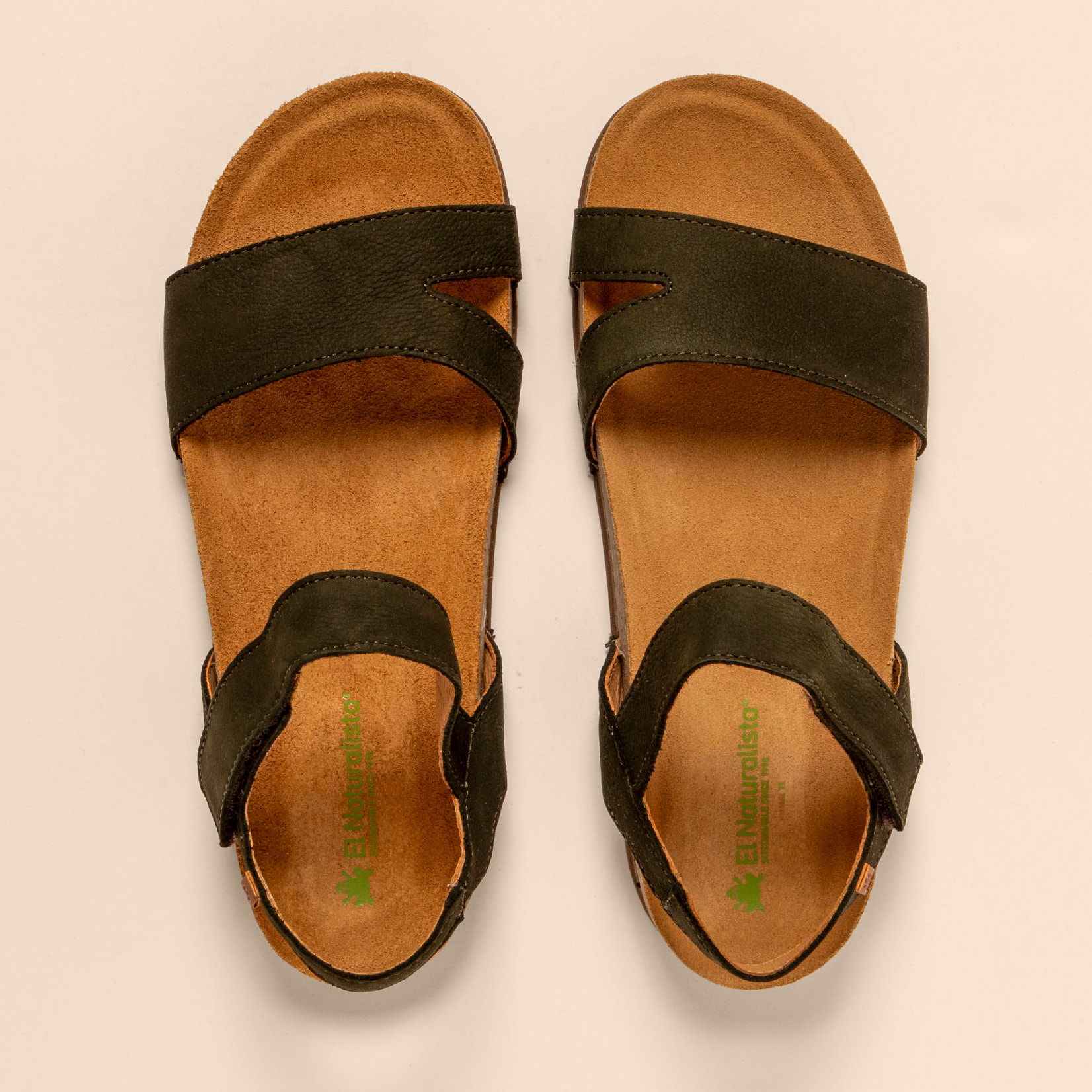 Sandalias N5790 NOBUCK LAVADO KAKI / BALANCE color Kaki