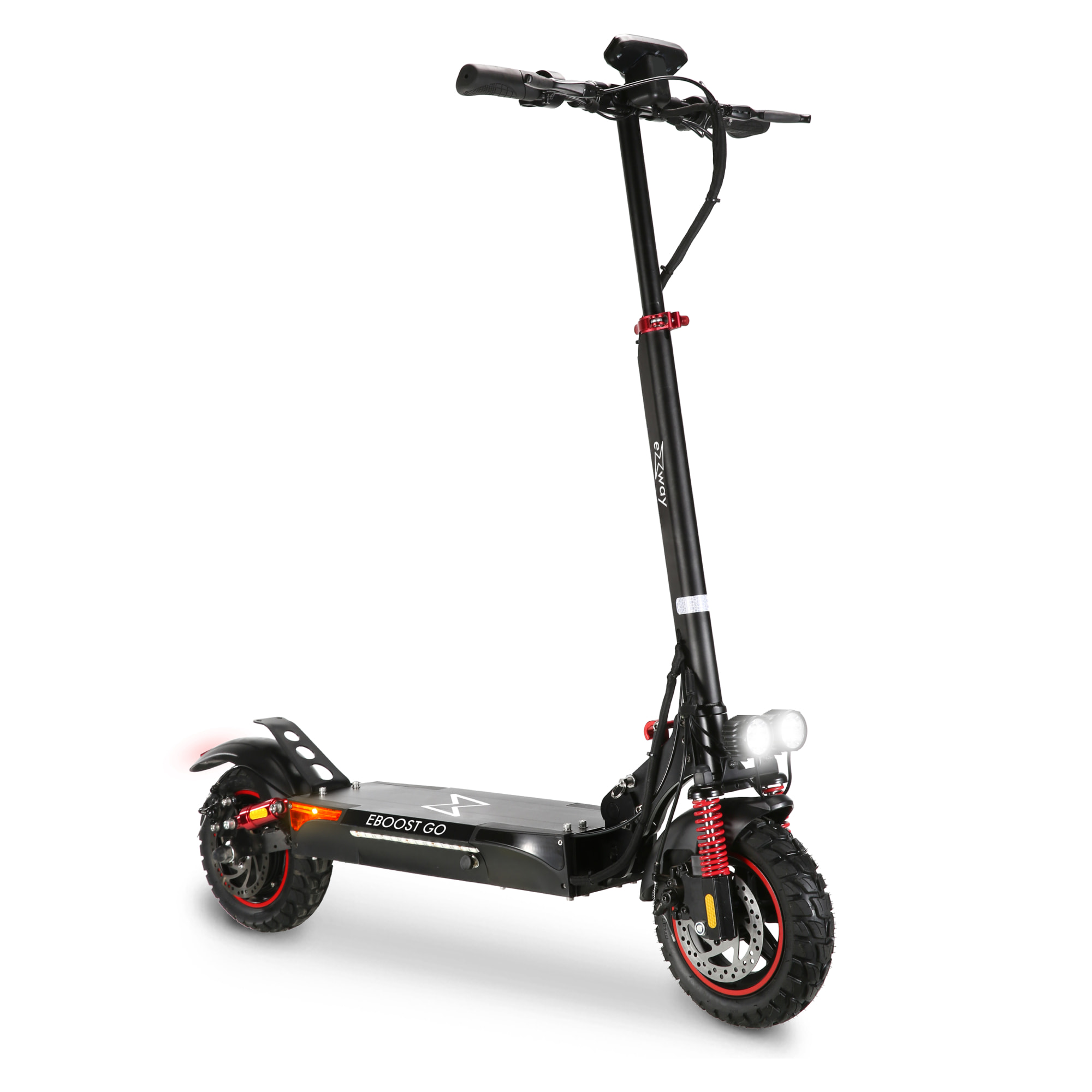 Trottinette Électrique Adulte  EBOOST GO –  Moteur 1200W -  Autonomie Jusqu'a 50 km - Pneu Cross 10" Tubeless - Batterie 54V/10Ah - Poids 23Kg