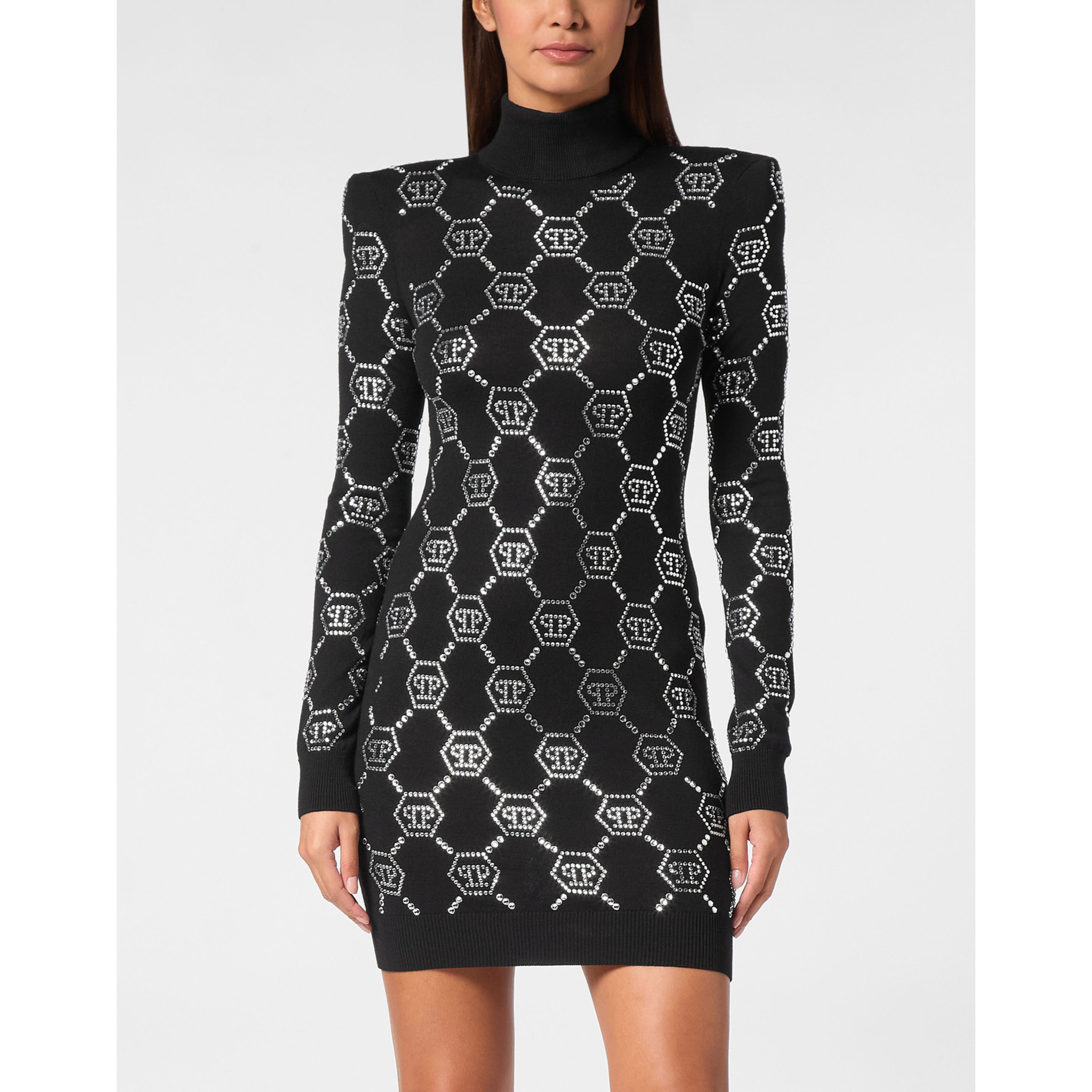 PHILIPP PLEIN Vestido de punto MONOGRAM