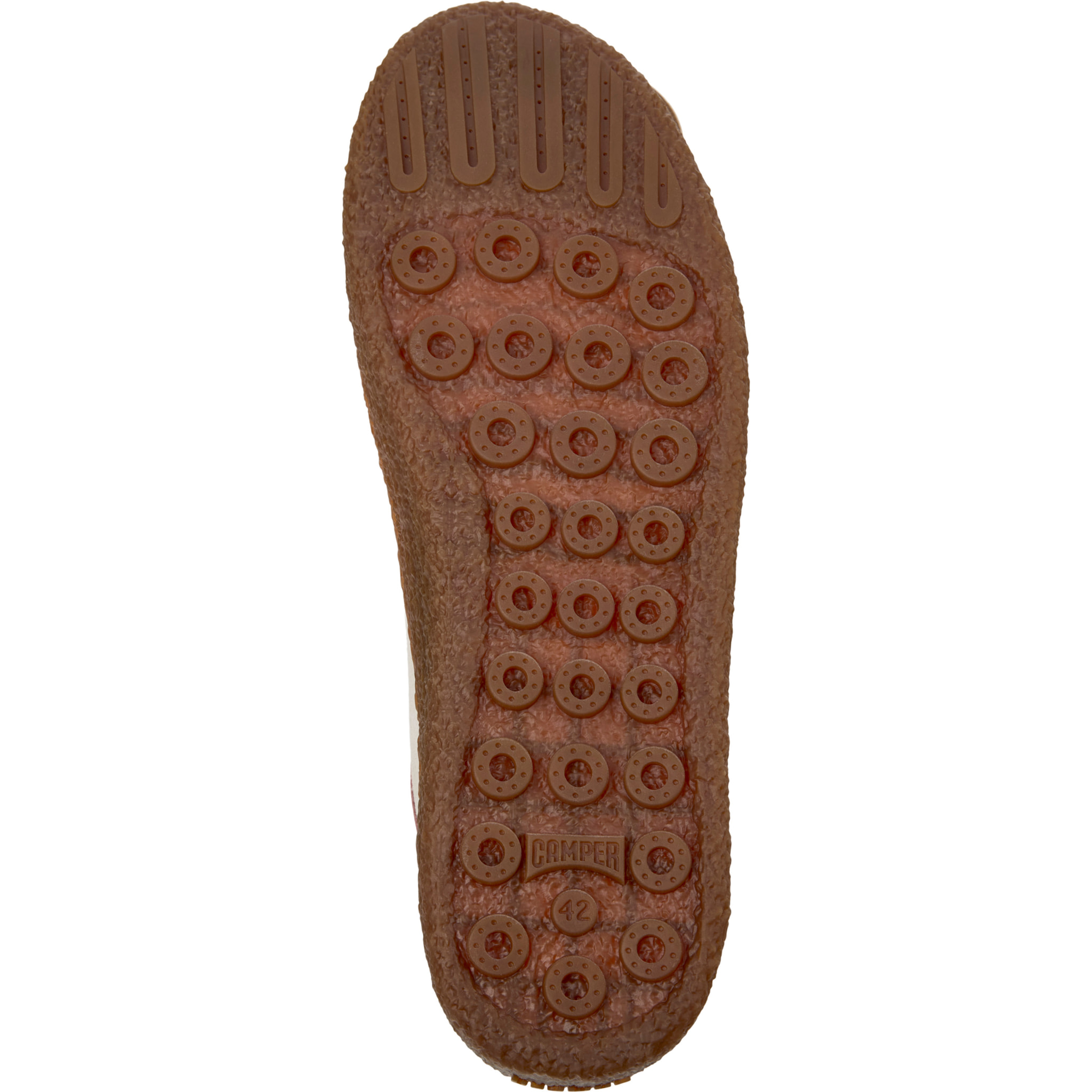Sneakers - CAMPER Peu Terreno - Beige - Pelle scamosciata