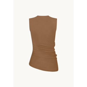 Top senza maniche The Crepe Jersey Top Sleeveles
