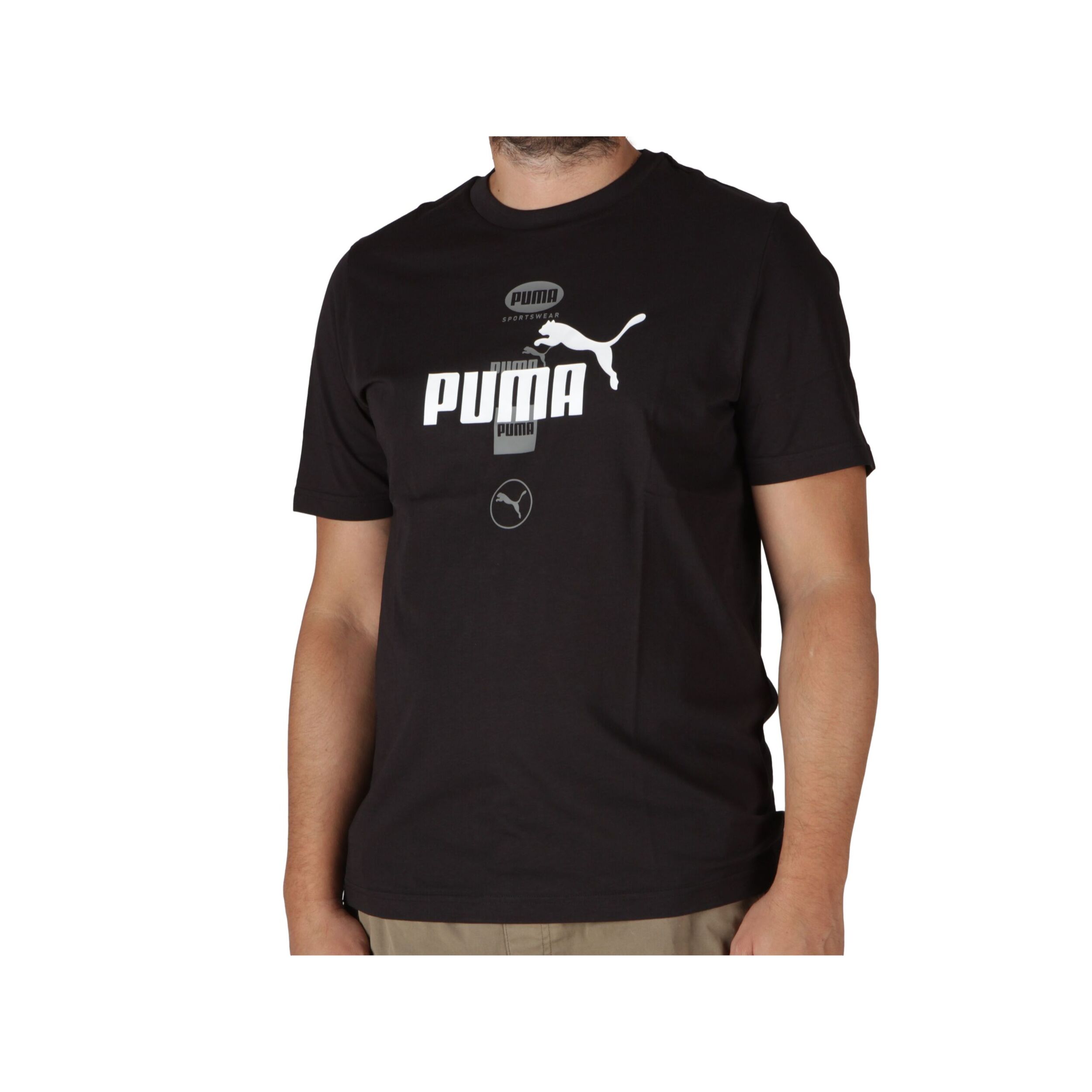 T-Shirt Puma Power Graphic T Nero