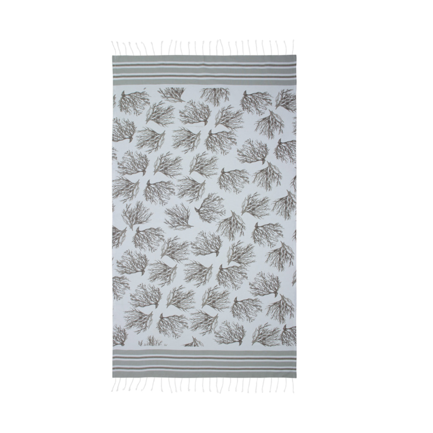 Telo Mare Fouta Modello Lagoon Con Frange