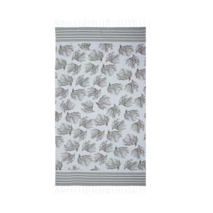 Telo Mare Fouta Modello Lagoon Con Frange