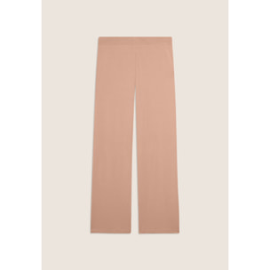 Pantaloni Sportivi con gamba Wide Leg e strass