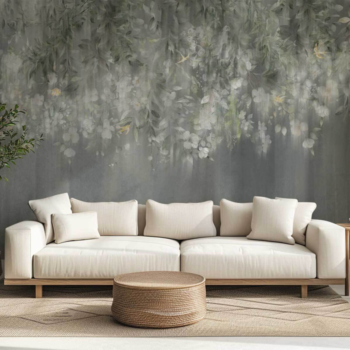 Papier peint panoramique Jardin de Jasmin Intissé