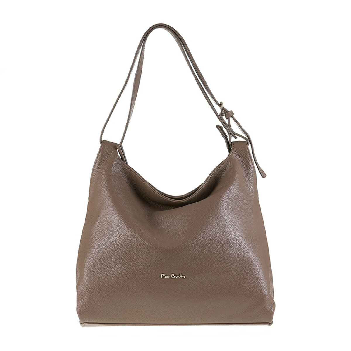 Borsa a spalla da donna Made in Italy - Modello Divina - 100% pelle - 36.0 x 31.0 x 12.0 cm