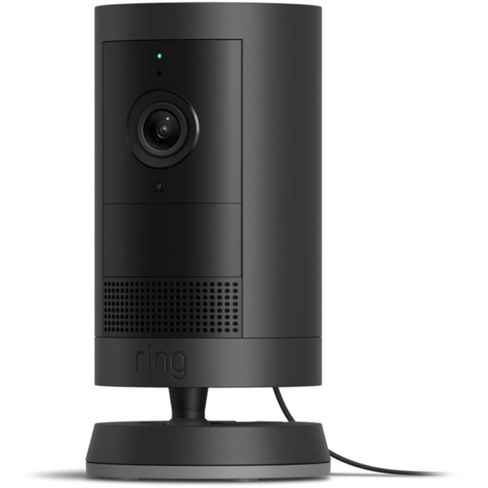Caméra de surveillance RING Cam Plus - Plug-in - Noire