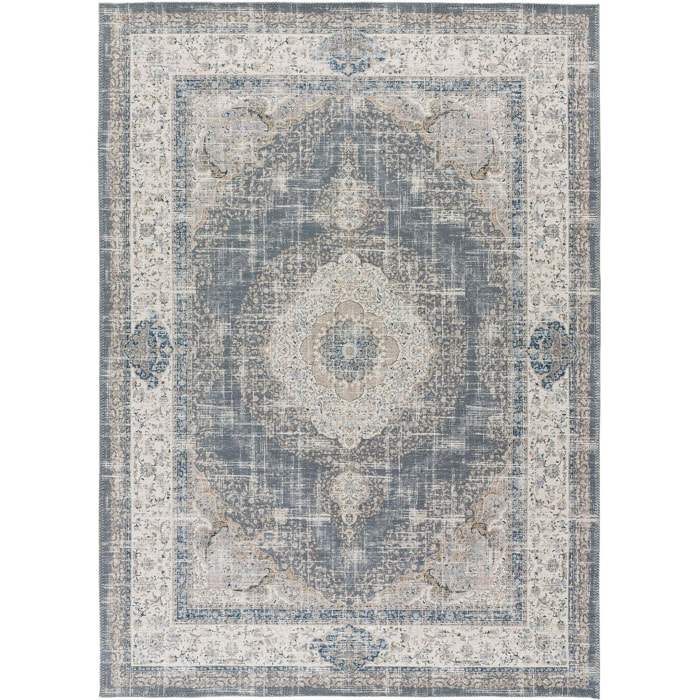 NEILA Alfombra vintage plegable en gris, varias medidas disponibles