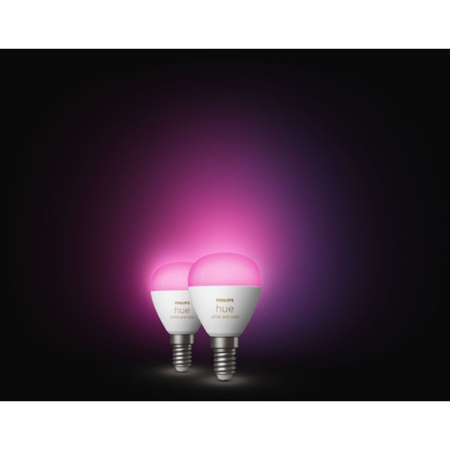 Ampoule LED connectée PHILIPS HUE W&C E14 Luster x2 5.1W