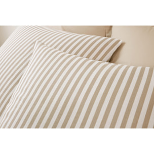 Parure housse de couette 100% gaze de coton imprimé soleïs