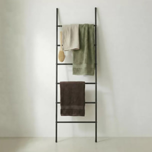 PORTE-SERVIETTES EN METAL JAYDEN 6 NIVEAUX NOIR