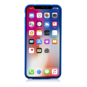 CARCASA TPU TRANSPARENTE CON COLOR IPHONE X