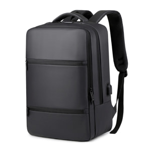 Mochila de viaje con gran resistencia, impermeable y con conexión USB. Acolchada y ventilada.