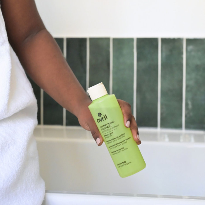 Shampooing Purifiant - Cheveux Gras - 250ml Certifié Bio - Shampooing Purifiant pourCheveux Gras Certifié Bio