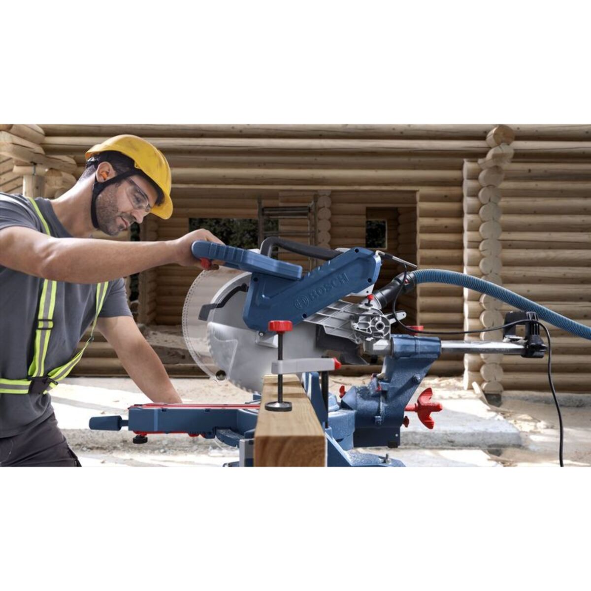 Scie à onglet coulissante GCM 340-305 D Professional - 1800 W - BOSCH - 0601B60000