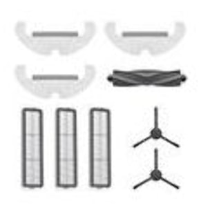 Kit accessoires DREAME Entretien complet robot D10s Plus brosses filtres
