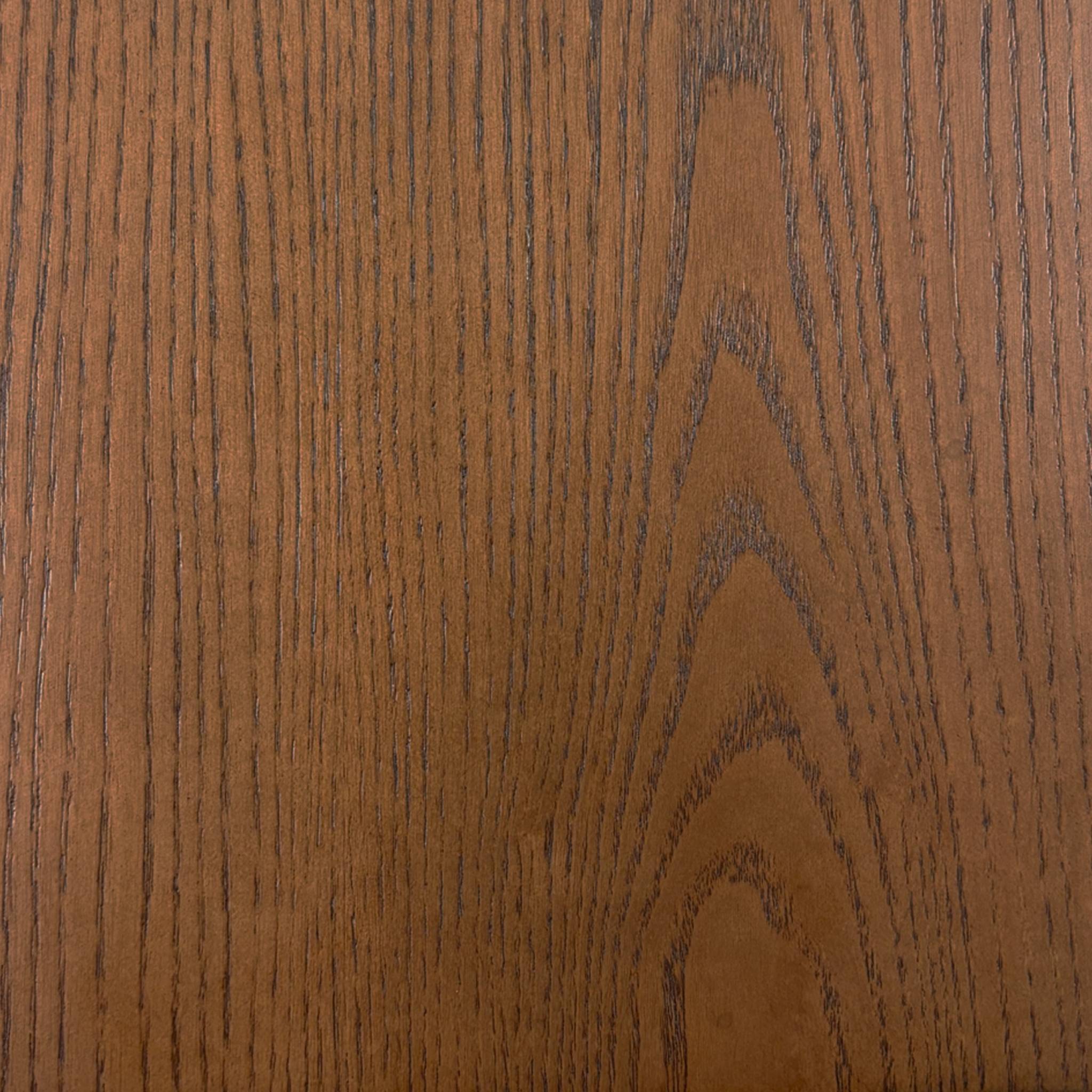 Console bois d'hévéa placage frêne 2 tiroirs ALIENOR